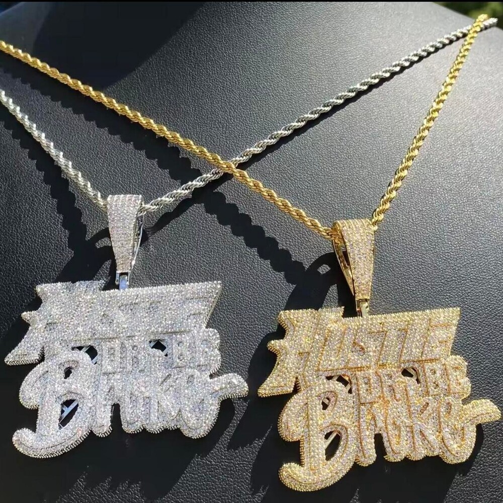 Hustle Or Be Broke Necklace 901 A - Picture 2 of 3